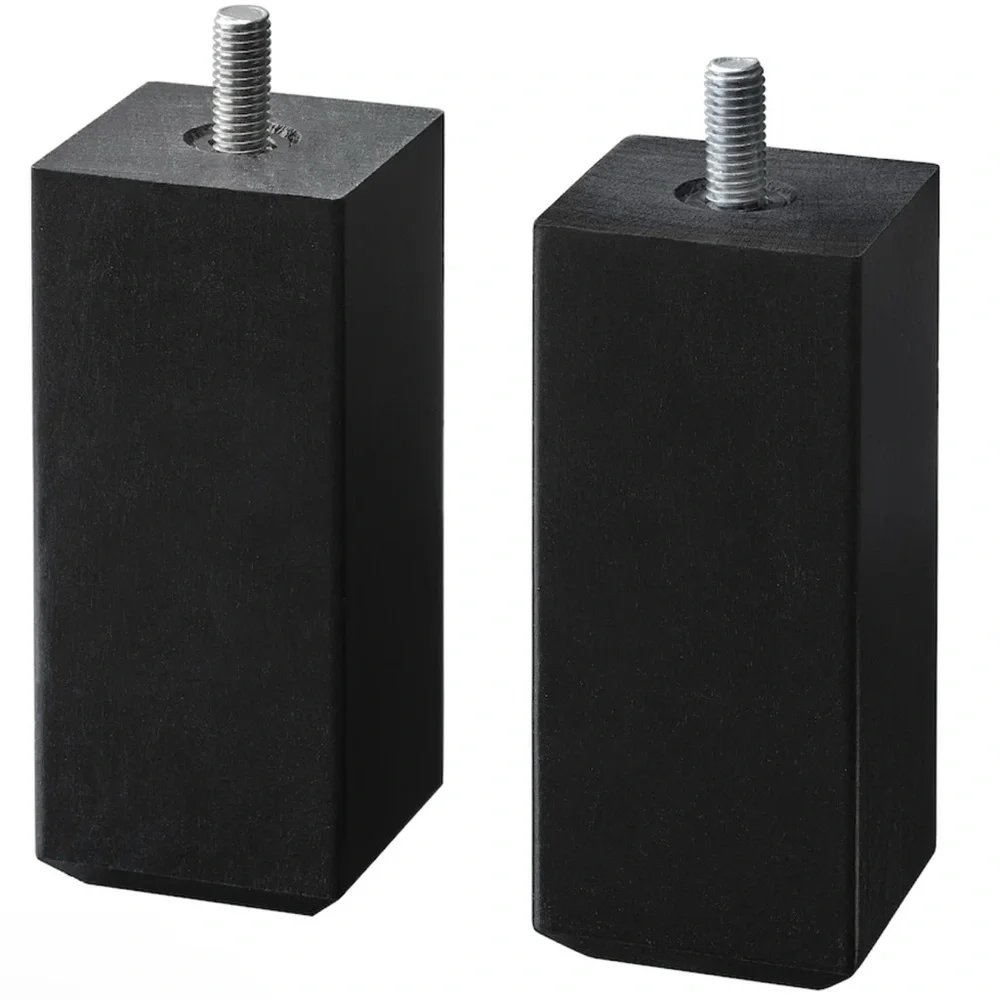 New in box IKEA STUBBARP Leg, black-brown ,2pack